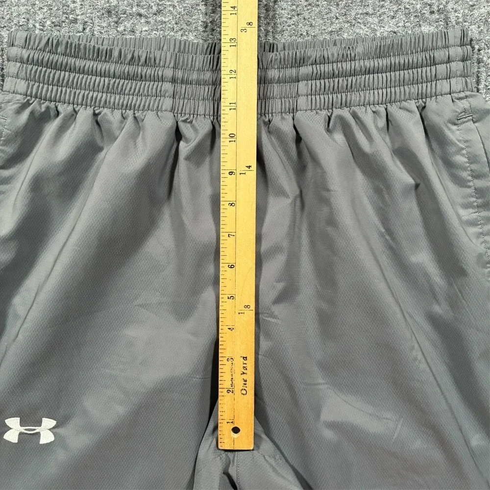 Under Armour Mens Pants Size Medium Gray Pull On Loose Fit Ankle Zip Outdoor‎